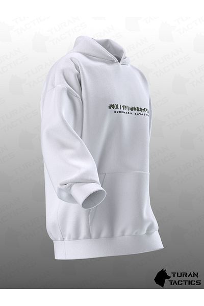 TURAN TACTICS NOT FEAR BATTLE PRINTED OVERSIZE HOODIE (UNISEX)