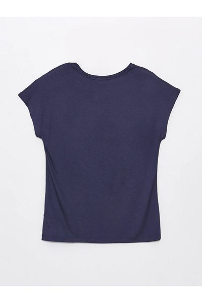 LC Waikiki LCW ECO Crew Neck Printed Short Sleeve Women's T-Shirt