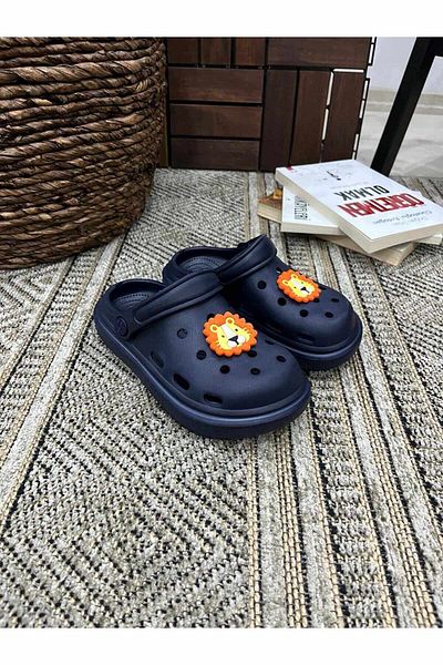 Behtah Kundura Girls Boys Kids Soft Sole Jibbitz Fancy Gift Closed Front Garden Pool Daily Sandals Slippers