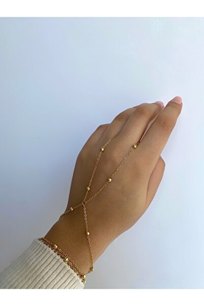 aksesuaris Gold Zincir Şahmeran Bileklik