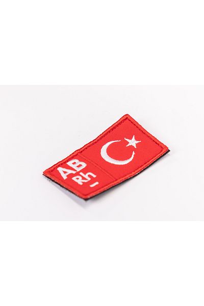Huğlu شمعدان مجموعة الدم بعلم تركي مع شريط فيلكرو