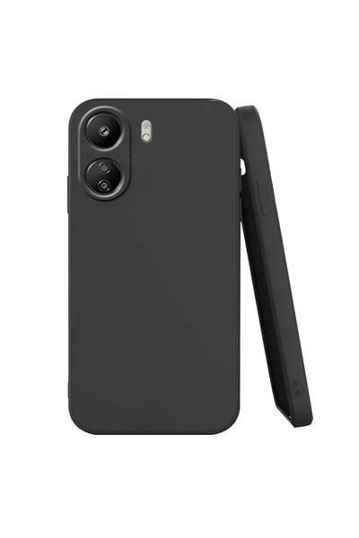 Fibaks Xiaomi Redmi 13C Kılıf Kamera Çıkıntılı Içi Kadife Lansman Yumuşak Dokulu Silikon Kapak