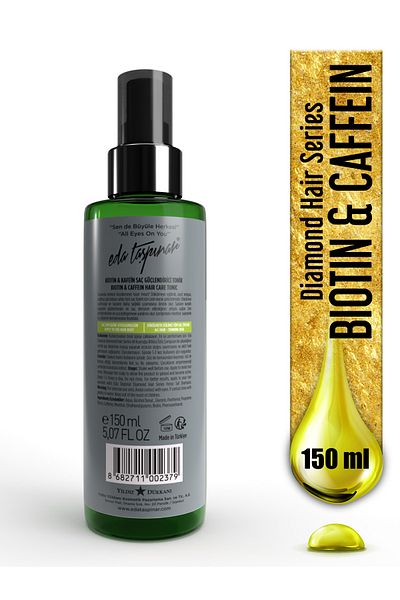 Eda Taşpınar Biotin & Caffeine Anti-Shedding Hair Strengthening Tonic -150 Ml (egx77)