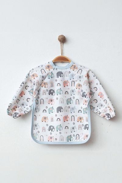 ADABEBEK Cute Figured Wearable Waterproof Sleeved Baby Bib