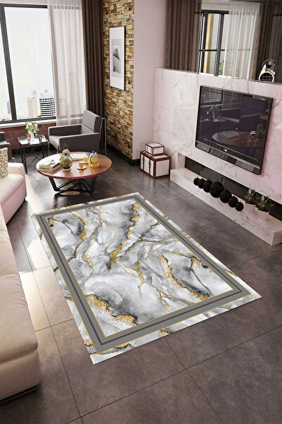 Digital Printing Washable Anti-Slip Base Decorative Living Room Kitchen Rug Runner