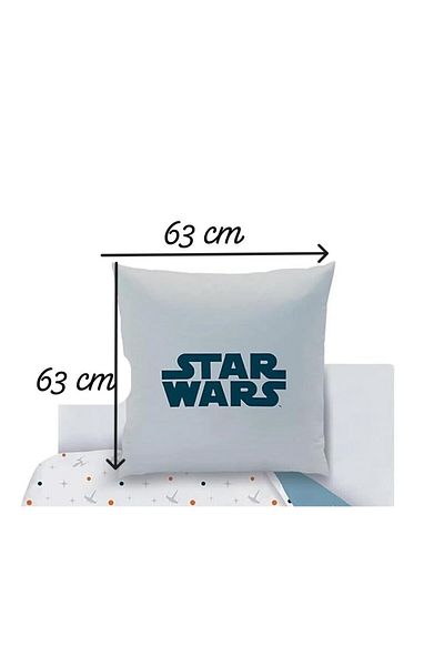 Taç Double Sided Star Wars 100% Cotton Decorative Pillow Case 2 Pieces