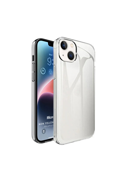 Microsonic Apple Iphone 13 Kılıf Non Yellowing Crystal Clear Sararma Önleyici Kristal Şeffaf