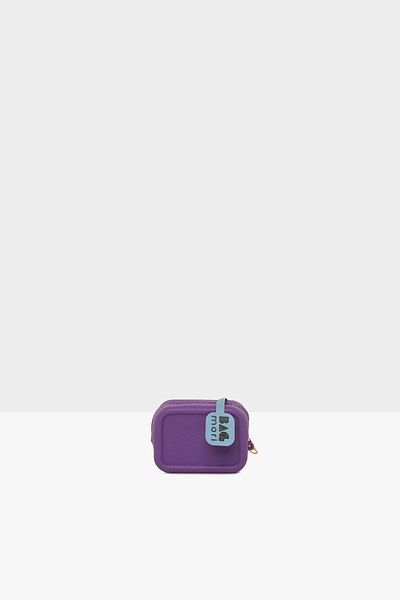 Bagmori Purple Women's Scented Small Square Silicone Bag M000008419