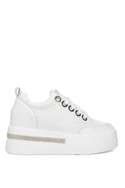 Guja 24Y492 GİZLİ DOLGU TAŞLI KADIN SNEAKER AYAKKABI