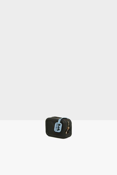 Bagmori Black Women's Scented Small Square Silicone Bag M000008419