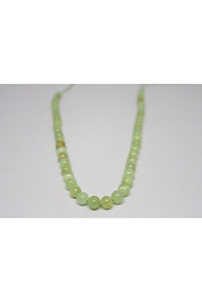 Yasamtohumu Četvrtina niza (9 cm dužine!) Zeleni oniks kamen četvrtina niza 8 mm