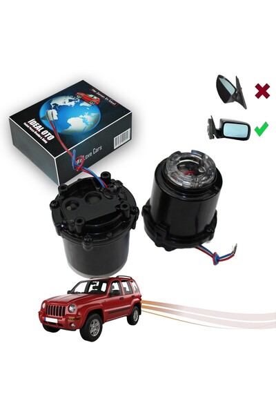 İDEAL OTOMOTİV Jeep Cherokee KJ 2001-2008 İçin Sol & Sağ Katlanır Ayna Motoru...