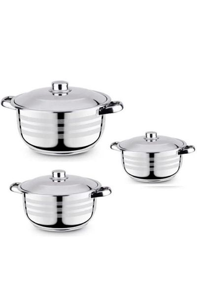 TOGO Steel Maxi Pot Set Pipe Handle 6 Pieces