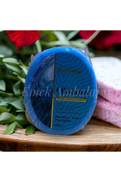 Purlavie Ocean Natural Sponge Soap 1 Piece 100gr