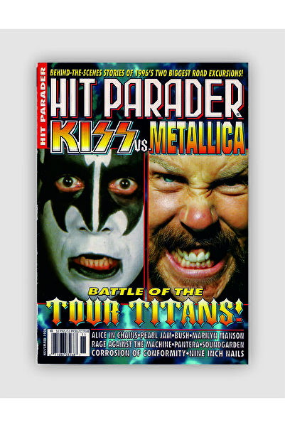 fırsatlar diyarı KISS vs. METALLICA Hit Parader  Rock Müzik Duvar Posteri - K...
