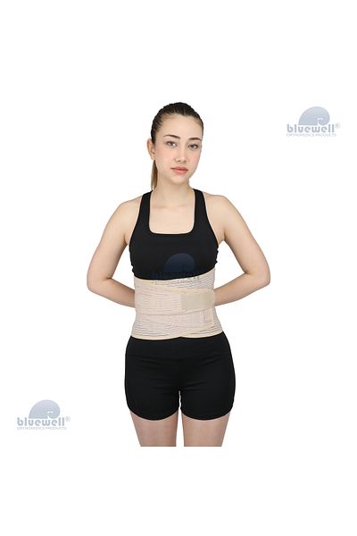 BLUEWELL Hernias Steel Underwire Corset Supported Corset Waist Girdle Waist Support Hernias Sciatica 26cm Size Free