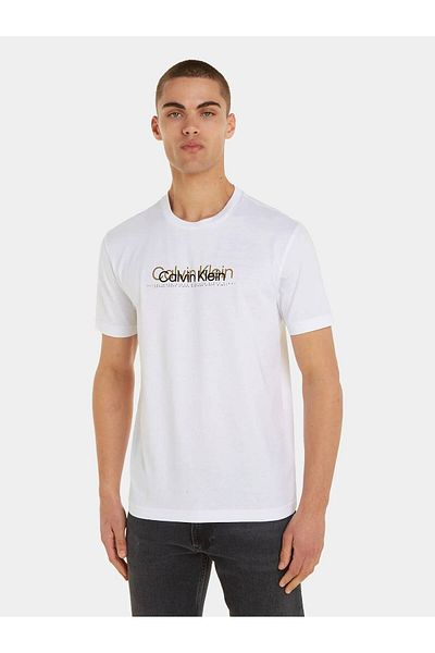 Calvin Klein Crew Neck White Men's T-Shirt K10K111838YAF
