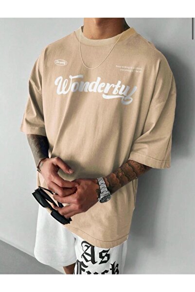 MYDARKSTYLE UNISEX WONDERTUY Printed Oversize T-shirt