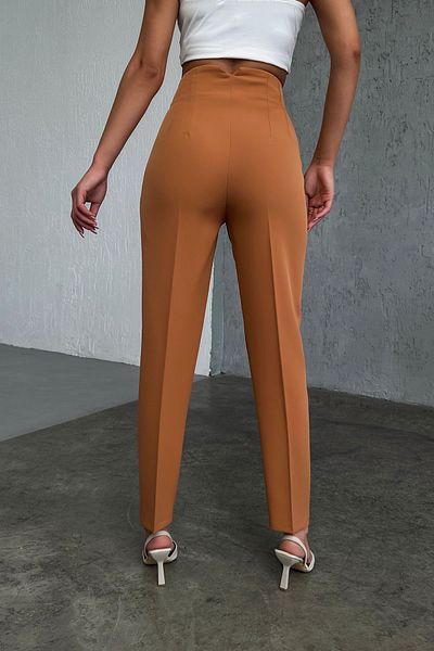 OUZ Fashion High Waist Women's Trousers