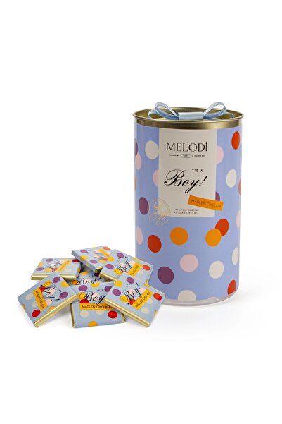 Melodi Çikolata Melodika Mavi Erkek Bebek Madlen 300g