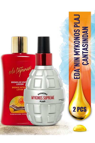 Eda Taşpınar Mykonos Supreme Bronzing Bomb - 200ml - Tan Protective Lotion -200Ml