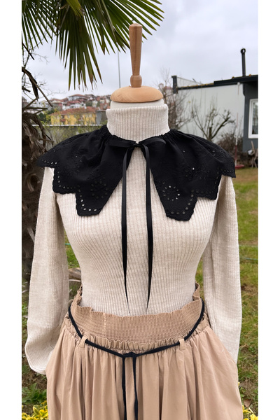 SHERLOCK HOME Seyyar Vintage Siyah Yakalık