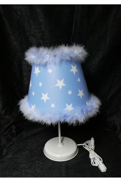 TEKAY AYDINLATMA Girl's room boy's room star feather lampshade