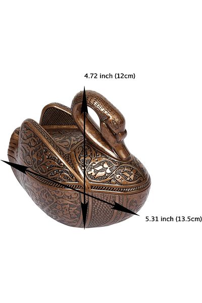 KT HOME Sugar Bowl Date Bowl Cube Sugar Bowl Tea Garden Restaurant Cafe Swan Sugar Bowl 12*13.5