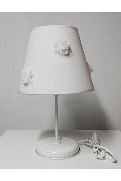 TEKAY AYDINLATMA White Rose Children's Room Bedroom Lampshade