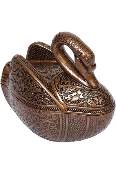KT HOME Sugar Bowl Date Bowl Cube Sugar Bowl Tea Garden Restaurant Cafe Swan Sugar Bowl 12*13.5