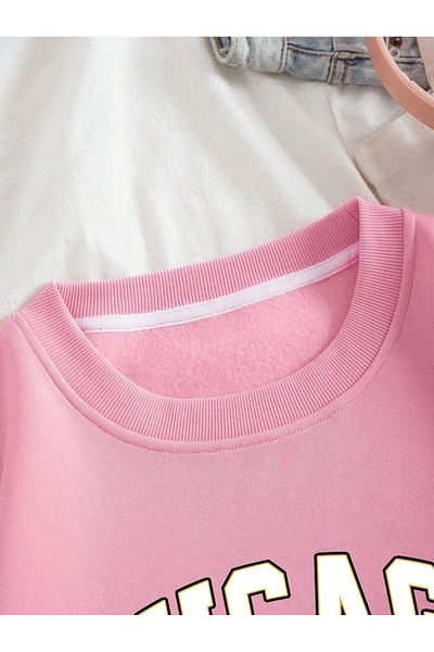 MOONBULL Unisex Chicago USA μπλούζα μεγάλου μεγέθους με στάμπα