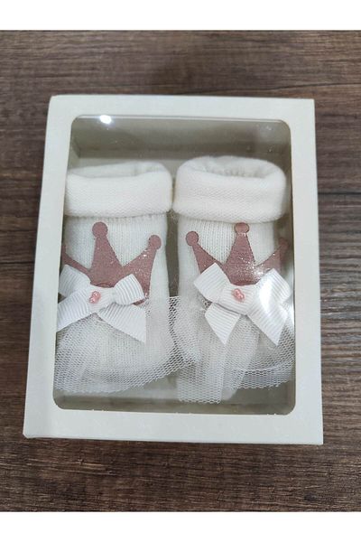erceys Baby Girl Newborn Socks 1 Pair Boxed Gift