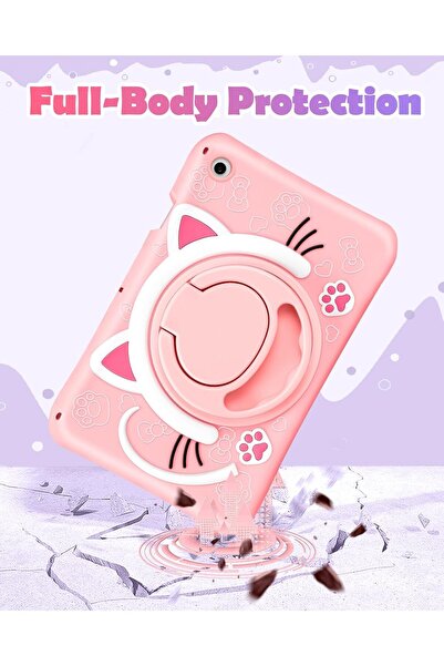 m.tk moveteck Compatible Tablet with Samsung Galaxy Tab A9 Plus - 11 Inch Sm-X210 Cat Children's Hanging Fun Character