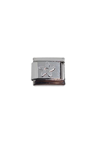 RoseCo00 Steel Italian Charm Bracelet Charm