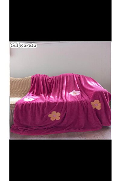 anonim MCUL Çiçek Desenli Tek kişilik Polar Tv battaniyesi