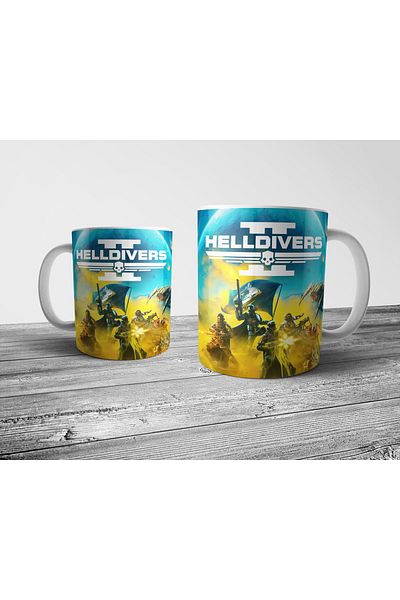 Pixxa Helldivers 2 Mug Cup Model 1
