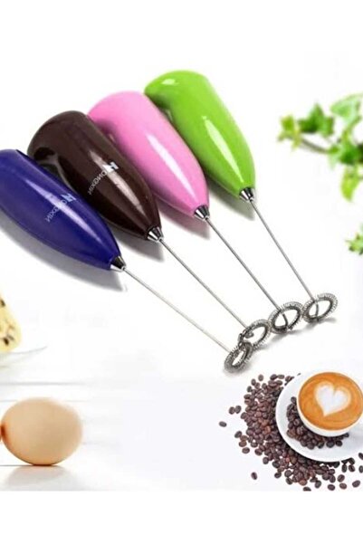 Dalian Home Mini Mikser Kahve Süt Köpürtücü Karıştırıcı Cappucino Mixer Pilli...