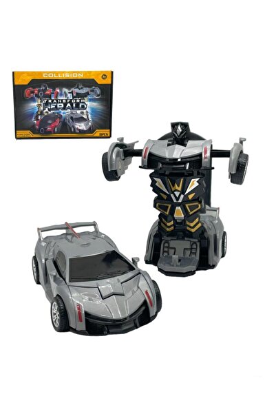 Ailenizin Oyuncakçısı Transformers Robot 1:32 Kendinden Robota Dönüşebilen Araba - Çek Bırak Robota Dönüşen Araba