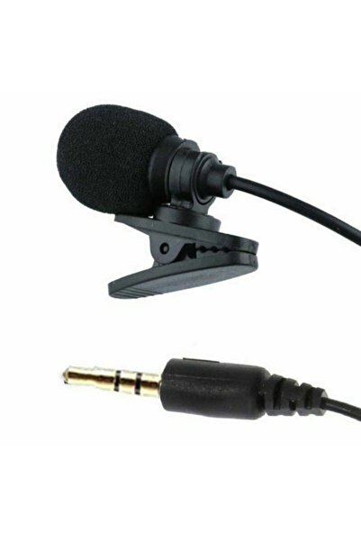 beboncool Akıllı Telefon Kamera Video Çekim Vlogger Broadcast 3.5mm Yaka Mikrofonu