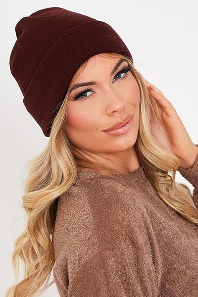 Boldy Classic Sports Beret Knitwear Beret Unisex Non-Embroidery Beret Plain Beret Unisex Beret Plain Classic Beret Claret Red