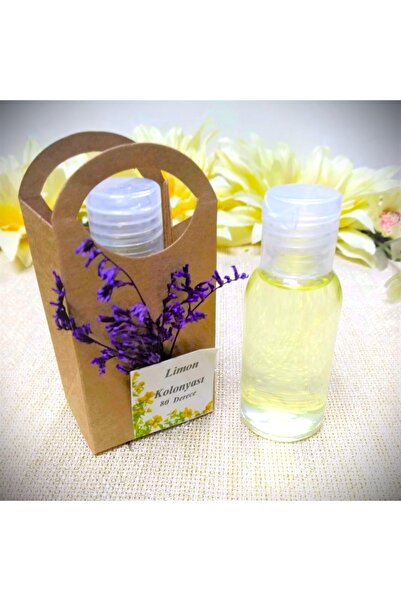 Murat Süs Mor Çiçekli Kutularda 80°limon Kolonyası 50 Adet Nikah Şekeri