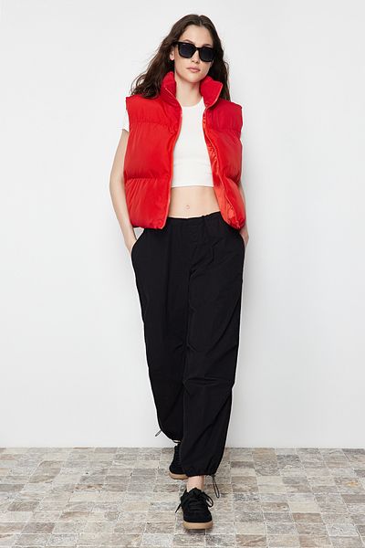 Trendyol Collection Red Water Repellent Puffer Vest TWOAW23YE00059