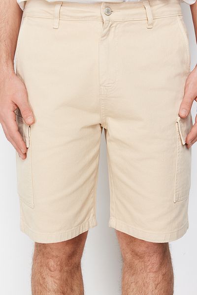 Trendyol Collection Jeansshorts und Bermuda mit Cargo-Taschen im Relaxed Fit - TMNSS23SR00065