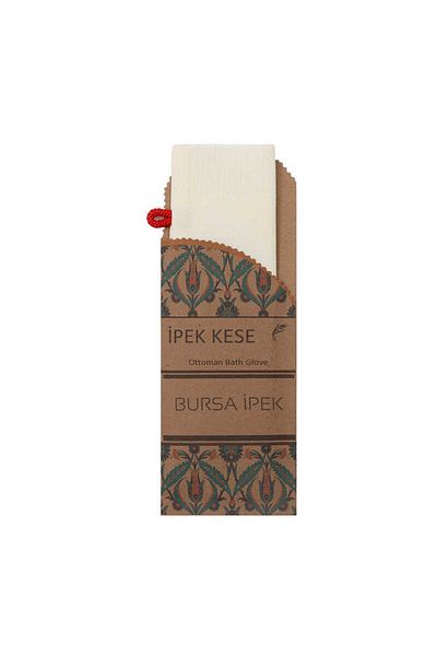 Bursa İpek White Plain Pouch