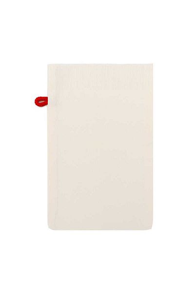 Bursa İpek White Plain Pouch