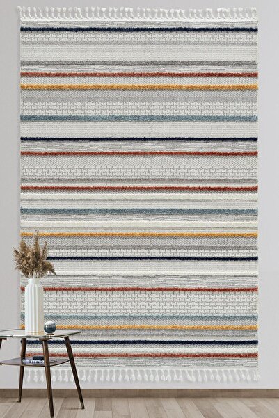 MEVAHALI EKO HALI TERAZZO TRZ 10 MULTY Hav Toz Vermez Yum Doku Etnik Örgü Des...