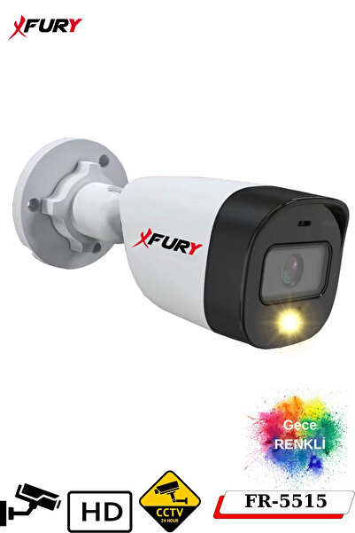 FURY 6 Kameralı 5Mp Lens 2 Mp Görüntü Gece Renkli Full Hd Ultra Led Akıllı Güvenlik Kamerası Seti 320GB
