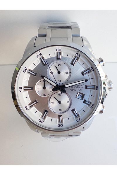 Ferrucci Men's Steel Wrist Watch with Functions Active 45 mm