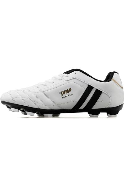 Jump 13253 B White White Men's Grass Floor Football Shoes