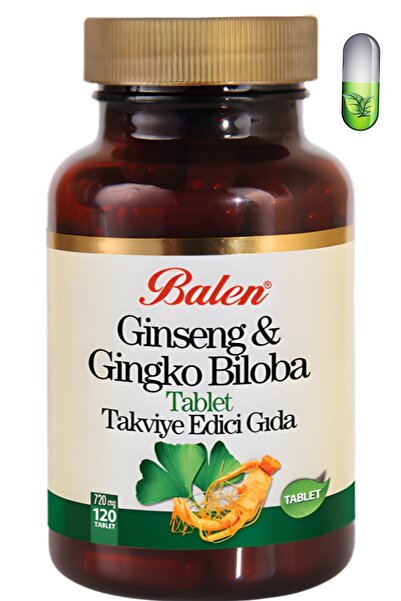 Balen 600 Mg Ginseng and Ginkgo Biloba Tablet - 60 pcs